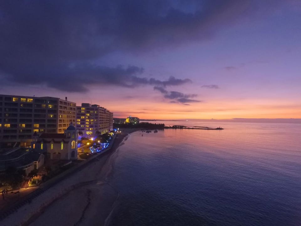 Property building, Sunset
