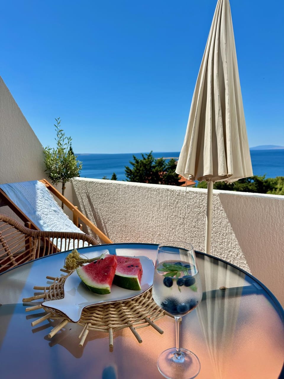 Balcony/Terrace, Sea view, sunbed