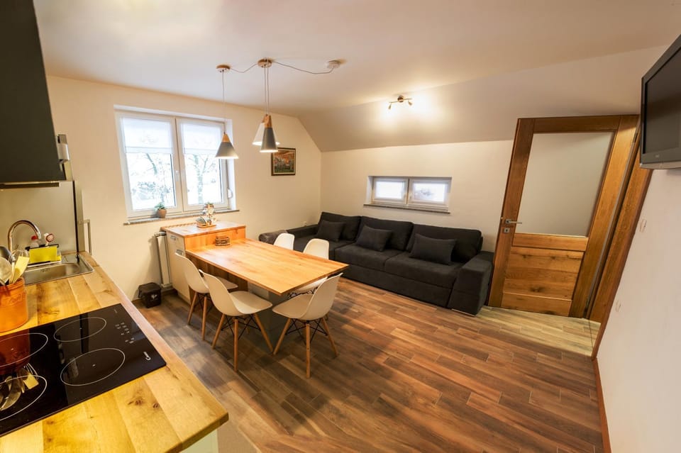 Coffee/tea facilities, Kitchen or kitchenette, Living room, Seating area, Dining area, kitchen