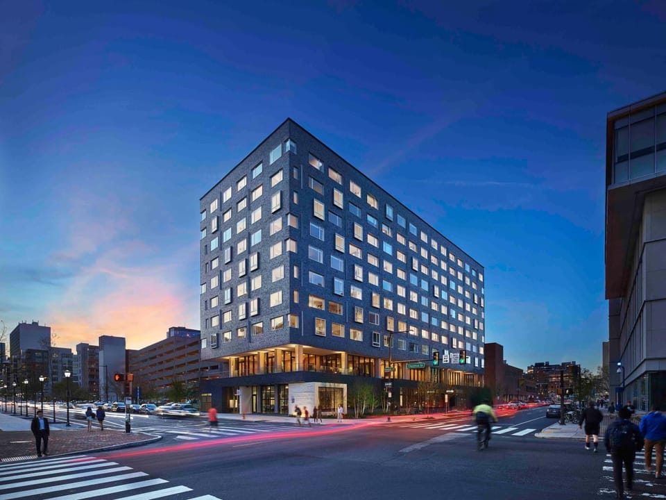 Property building, Facade/entrance, Night, Neighbourhood, Street view