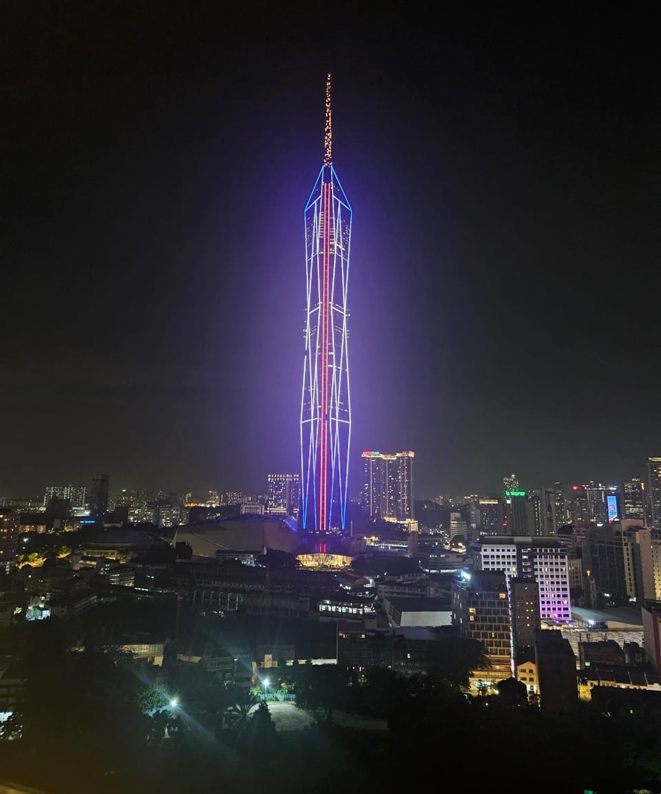 Night, Bird's eye view, City view