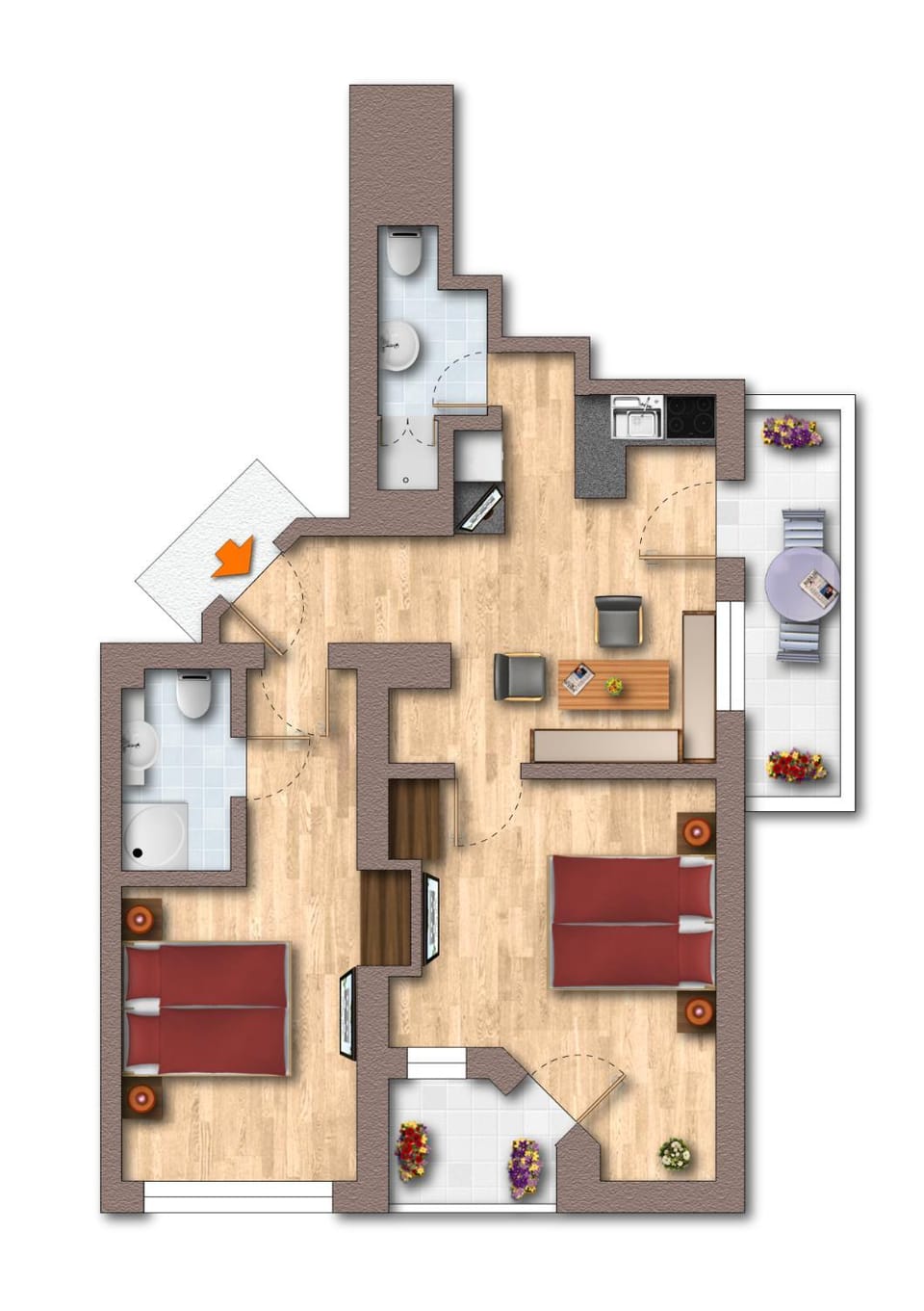 Photo of the whole room