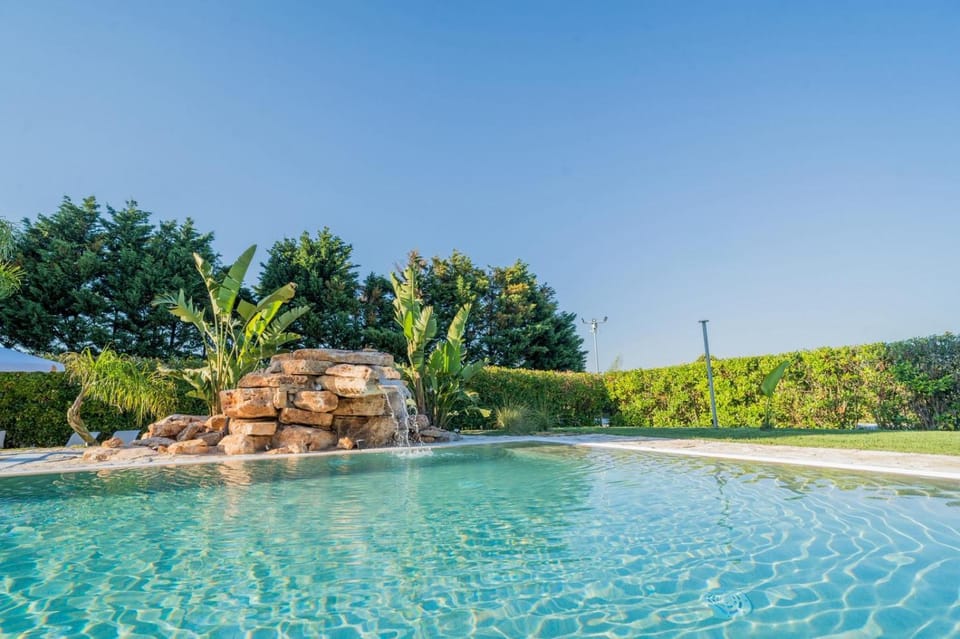 Natural landscape, Garden, Pool view, Swimming pool