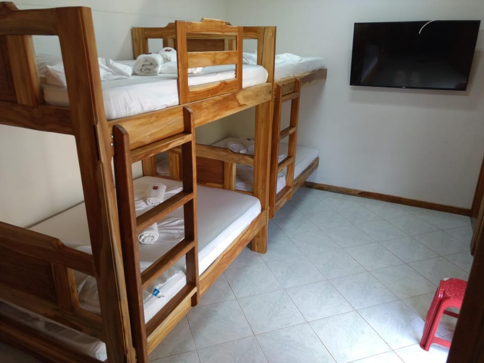 Bed, TV and multimedia, towels, air conditioner
