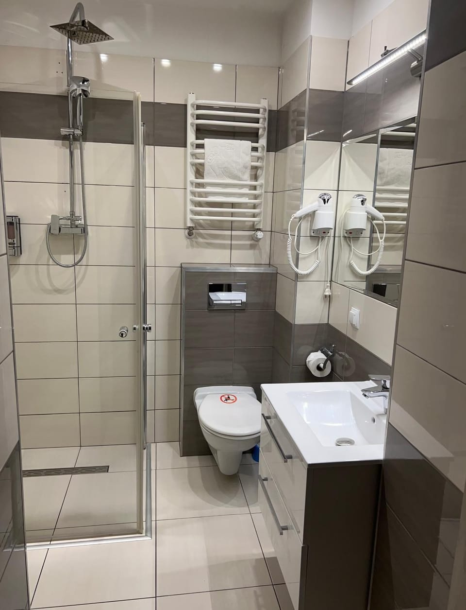 Shower, Toilet, Bathroom, towels