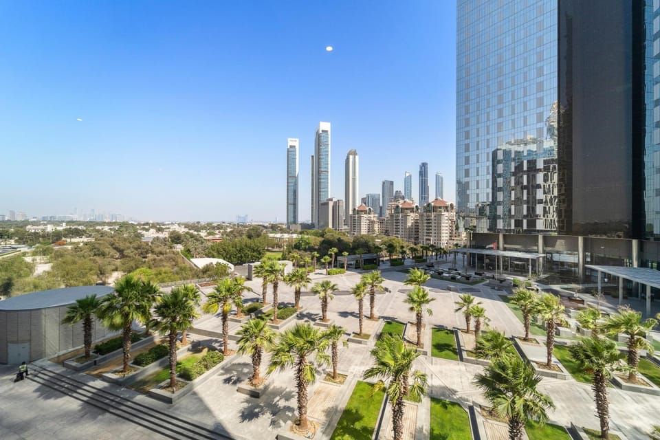 Property building, Spring, Day, Neighbourhood, Natural landscape, Bird's eye view, City view, Street view, Location, Parking