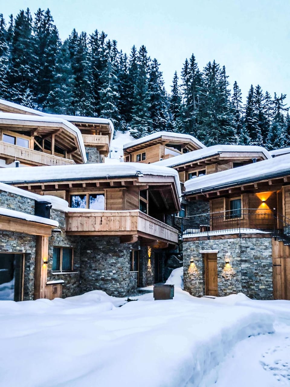 Property building, Winter