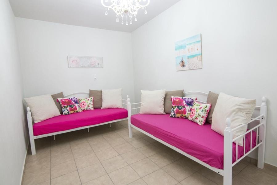 Living room, Bedroom, Garden view, Sea view