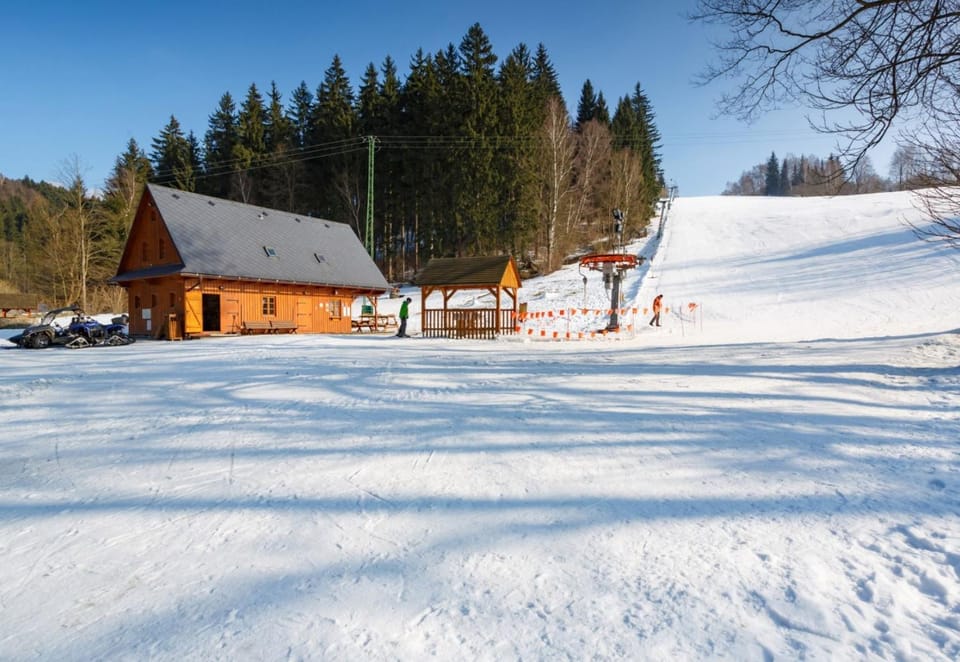Property building, Winter, Skiing