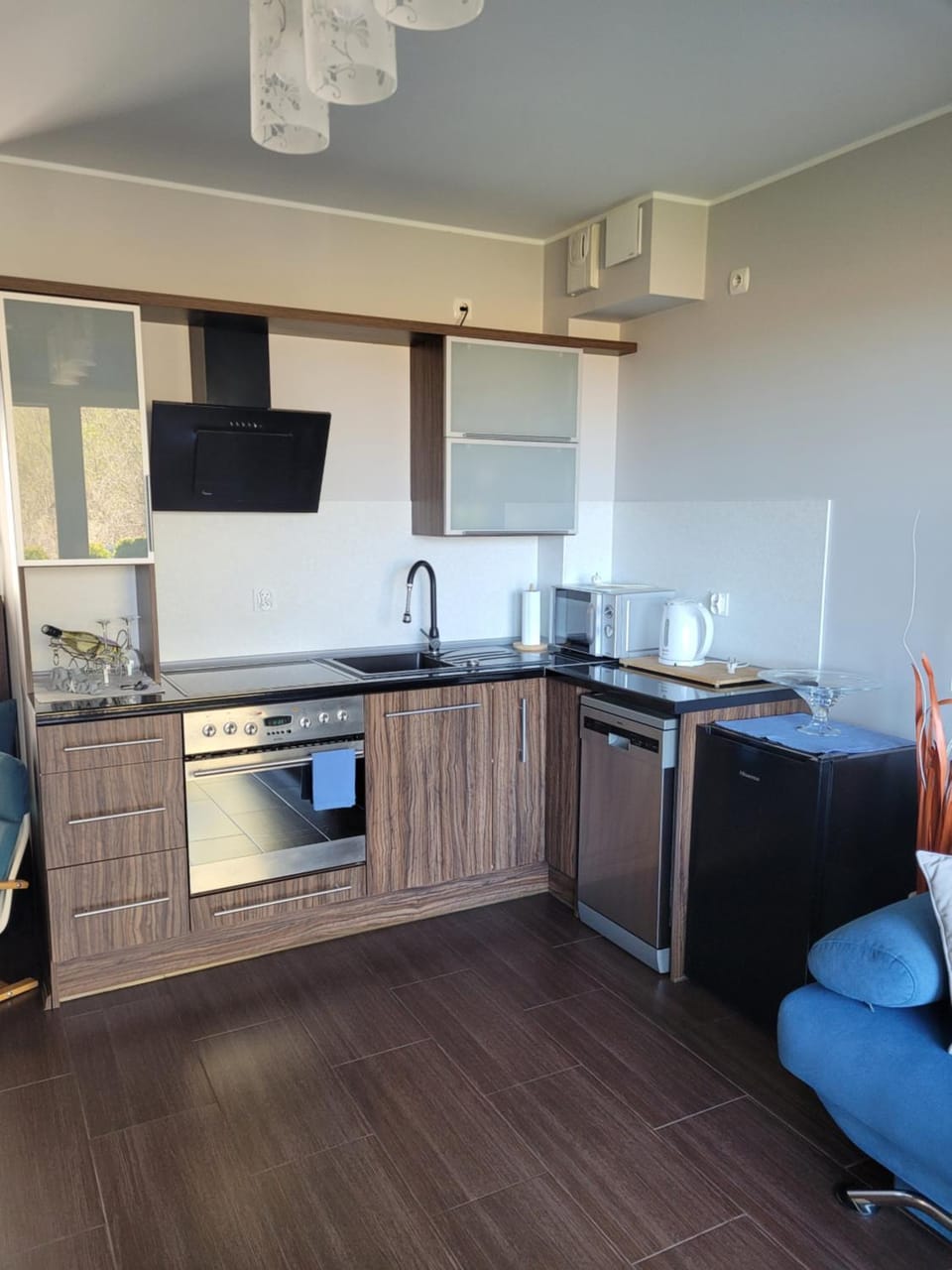 Kitchen or kitchenette, Living room