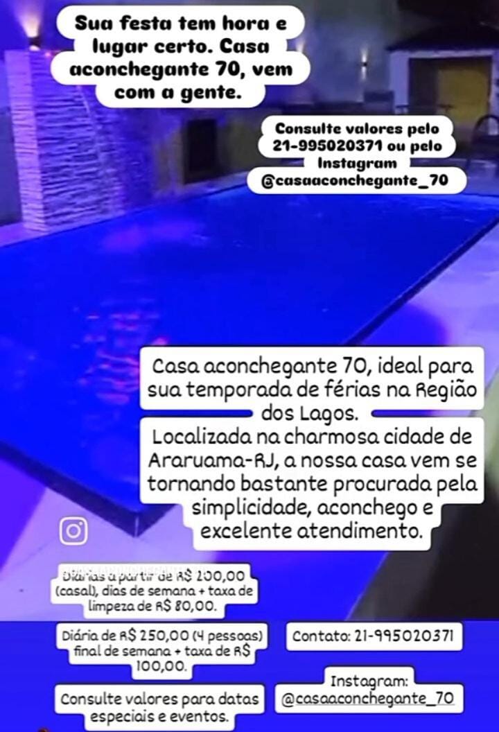 Casa Aconchegante 70 House in Araruama