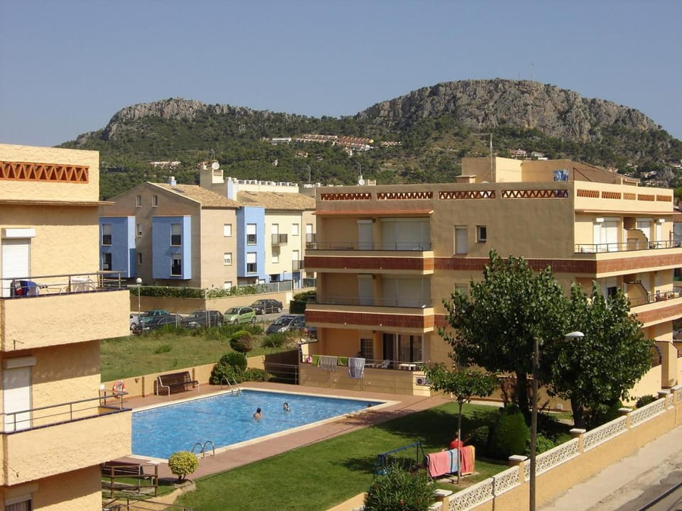 Property building, Day, Pool view