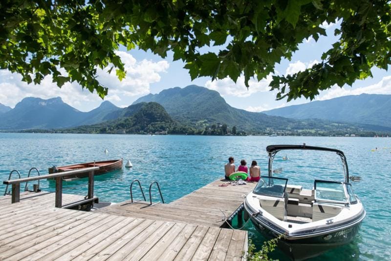 Beach, Lake view, Mountain view