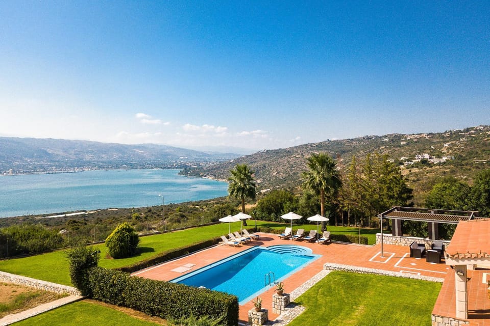 Day, Natural landscape, Bird's eye view, Garden, Balcony/Terrace, Mountain view, Pool view, Sea view, Swimming pool, Swimming pool