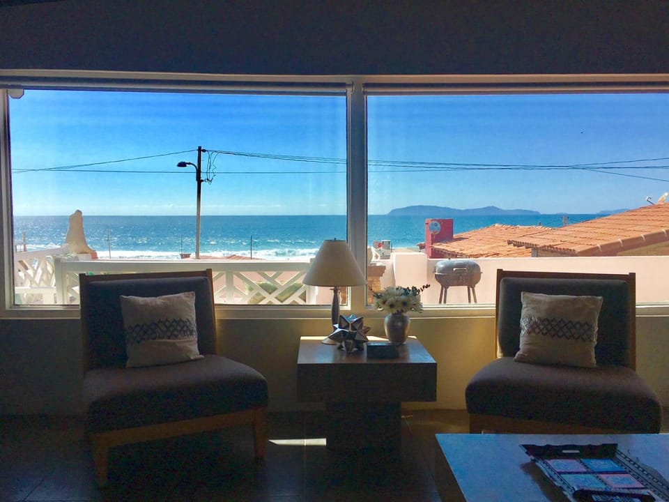 Rosarito Beach House-- Spacious, Central, Beach View, & Sleeps 14 House in State of Baja California