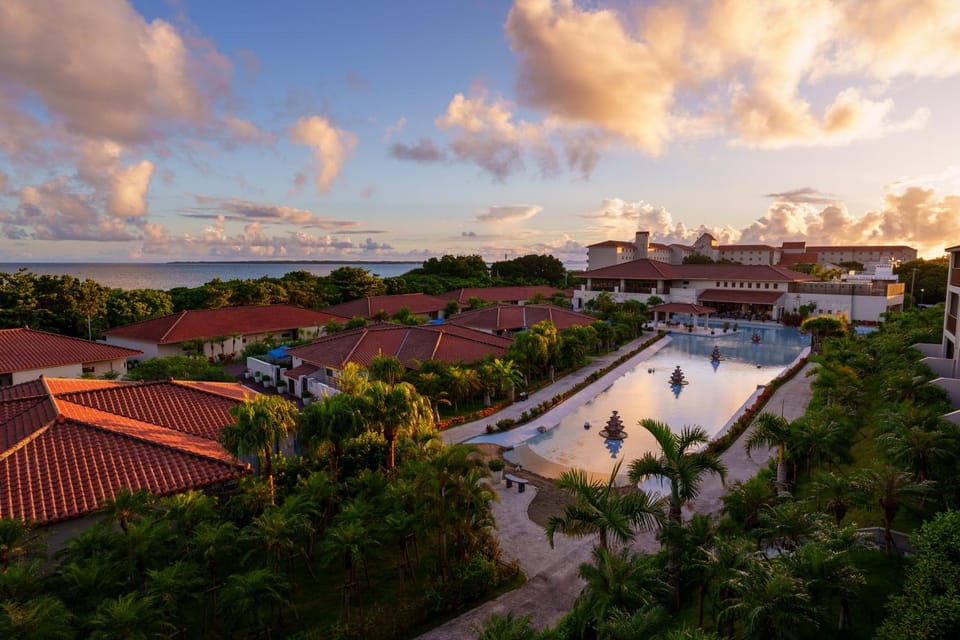 Property building, Sunset