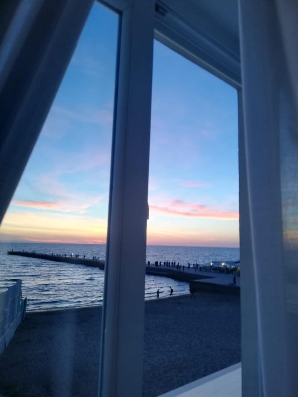 Autumn, Sea view, Sunset