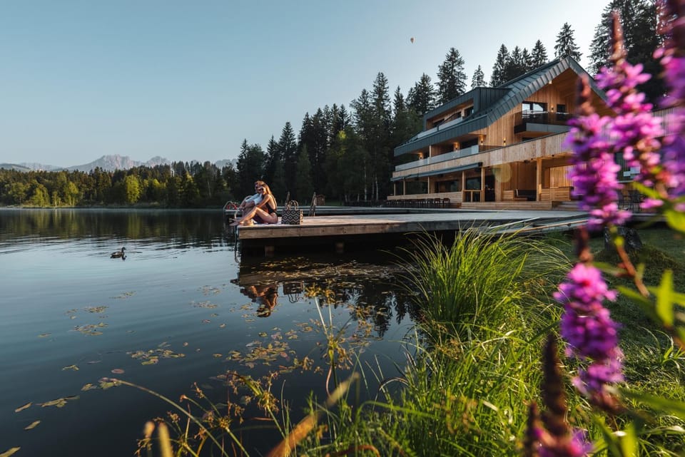 Property building, Lake view, Mountain view