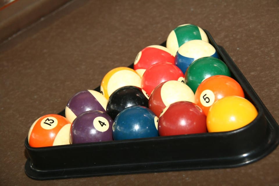 Billiard, Game Room, Area and facilities