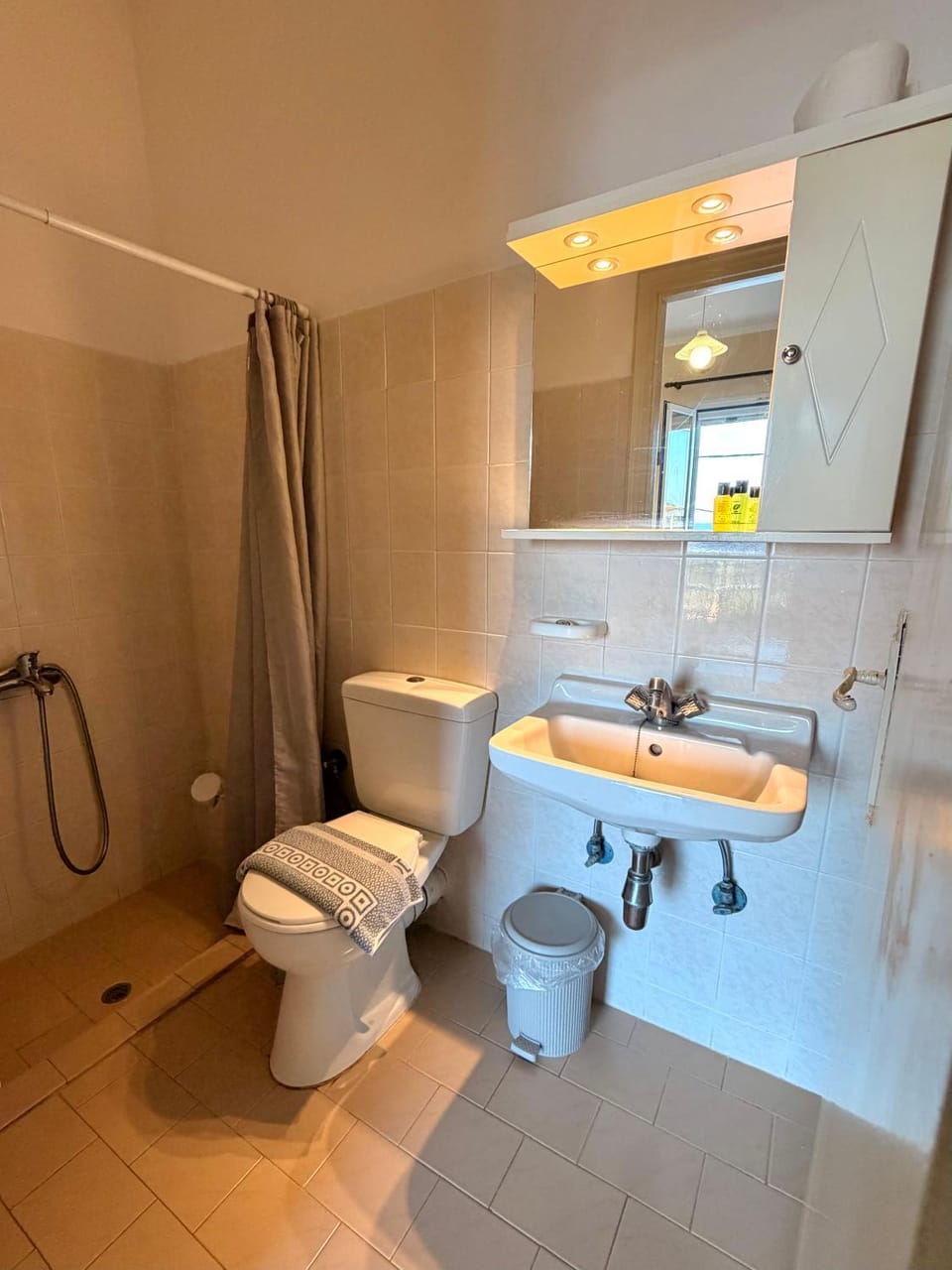 Shower, Toilet, Bathroom, towels