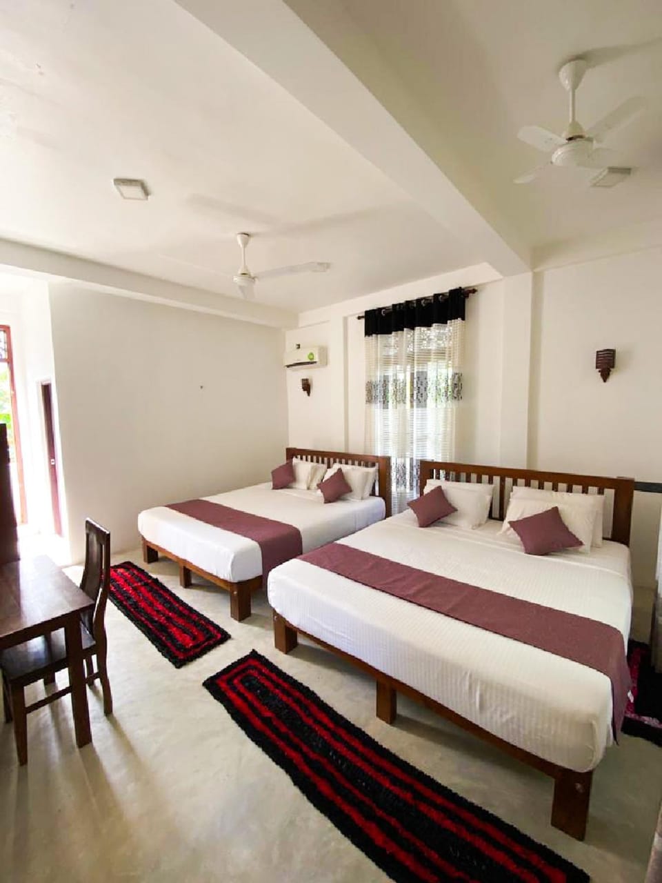 Bed, Bedroom, air conditioner