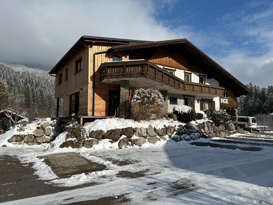 Property building, Day, Natural landscape, Winter