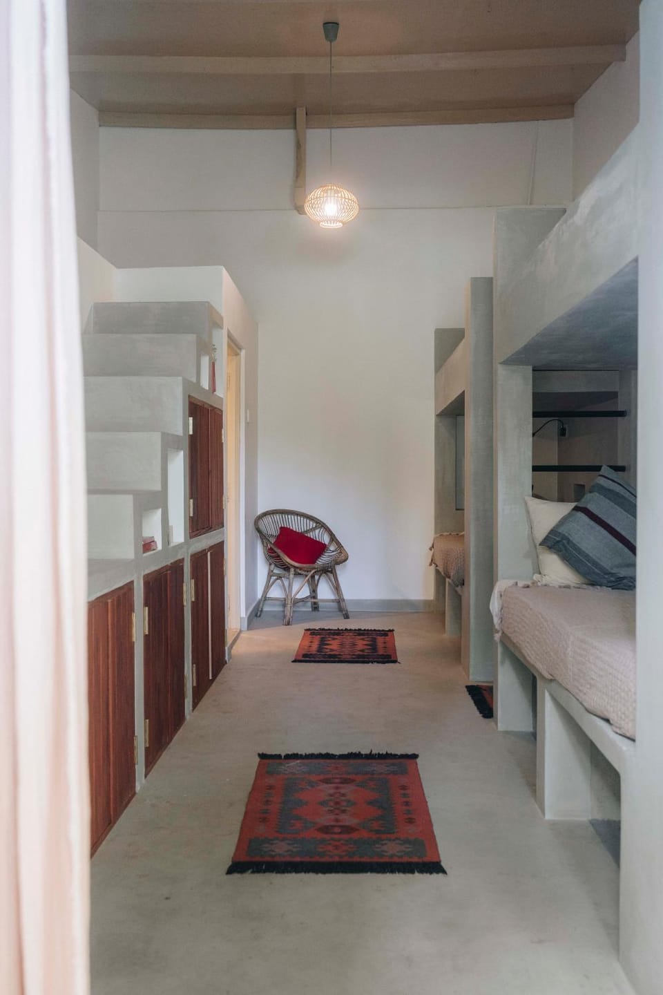 Photo of the whole room, bunk bed