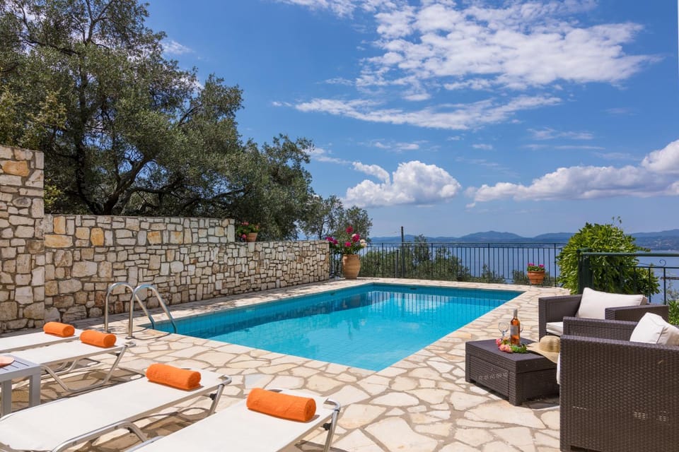 Pool view, Sea view, Swimming pool