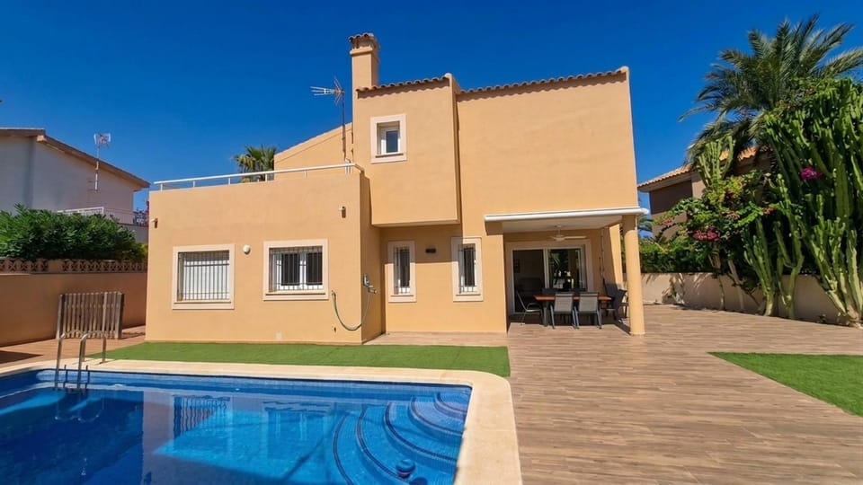 Property building, Patio, Pool view, Swimming pool