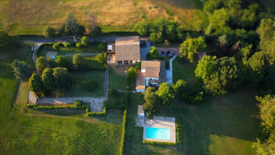 Bird's eye view, Swimming pool
