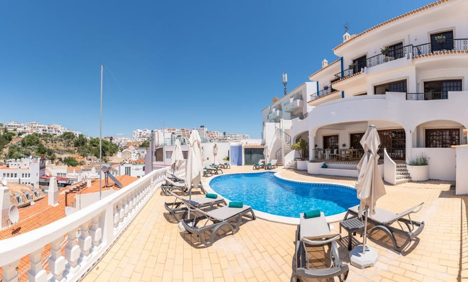 Property building, Pool view, Swimming pool