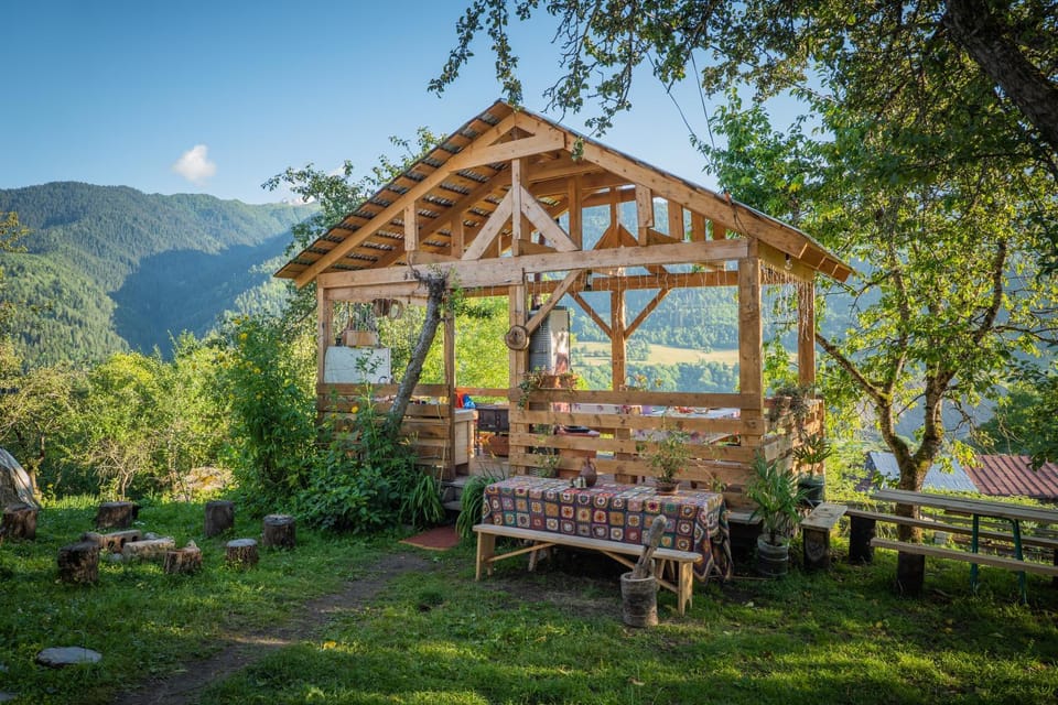 Garden, Mountain view