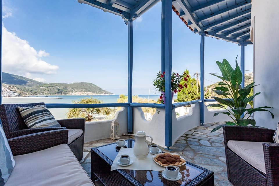 Day, View (from property/room), Balcony/Terrace, Mountain view, Sea view