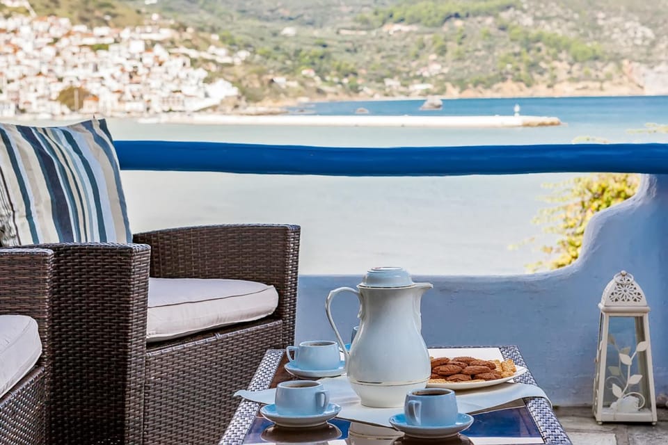 Day, Natural landscape, View (from property/room), Balcony/Terrace, Mountain view, Sea view