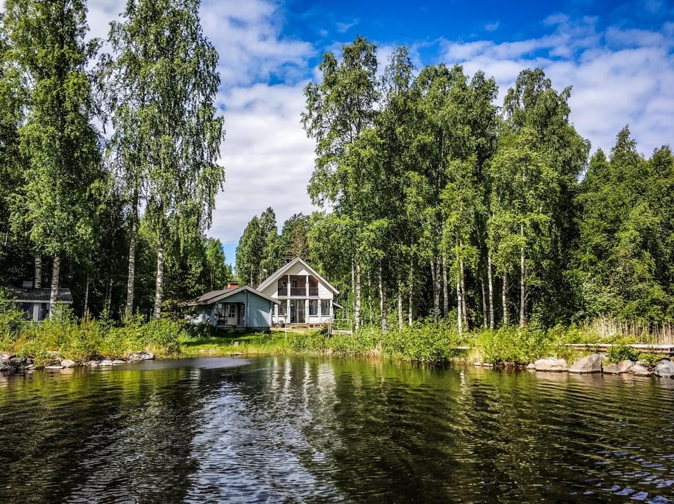 Natural landscape, Lake view