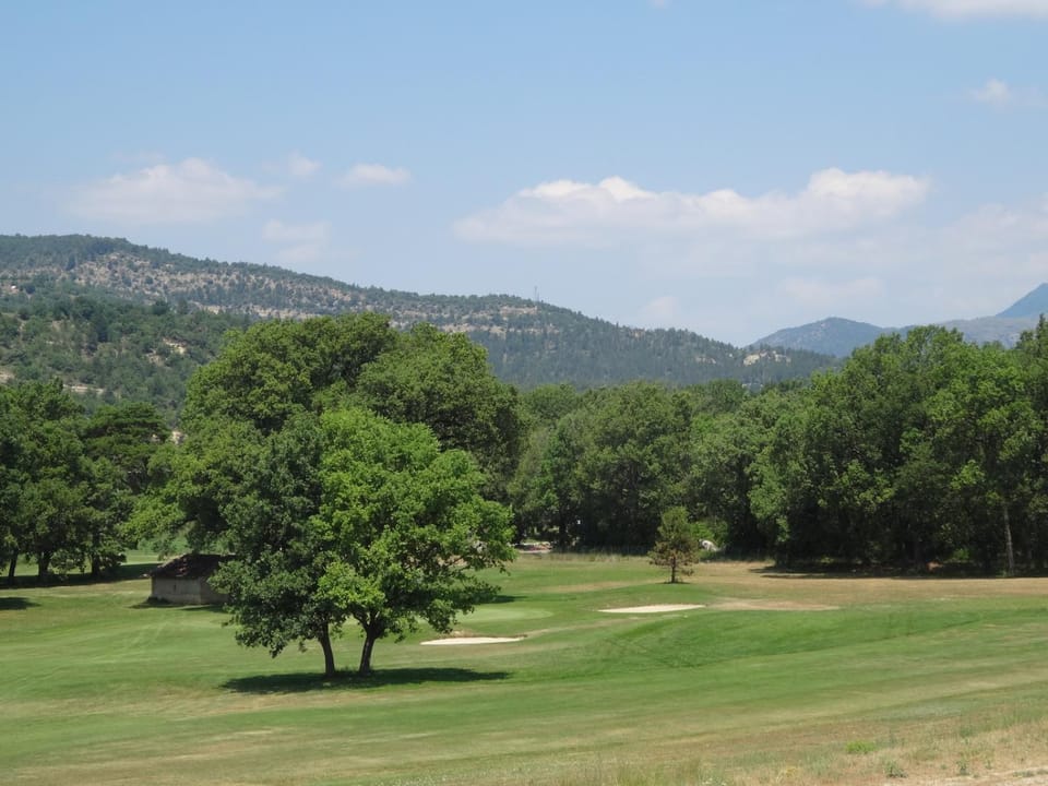 Natural landscape, Golfcourse, Mountain view