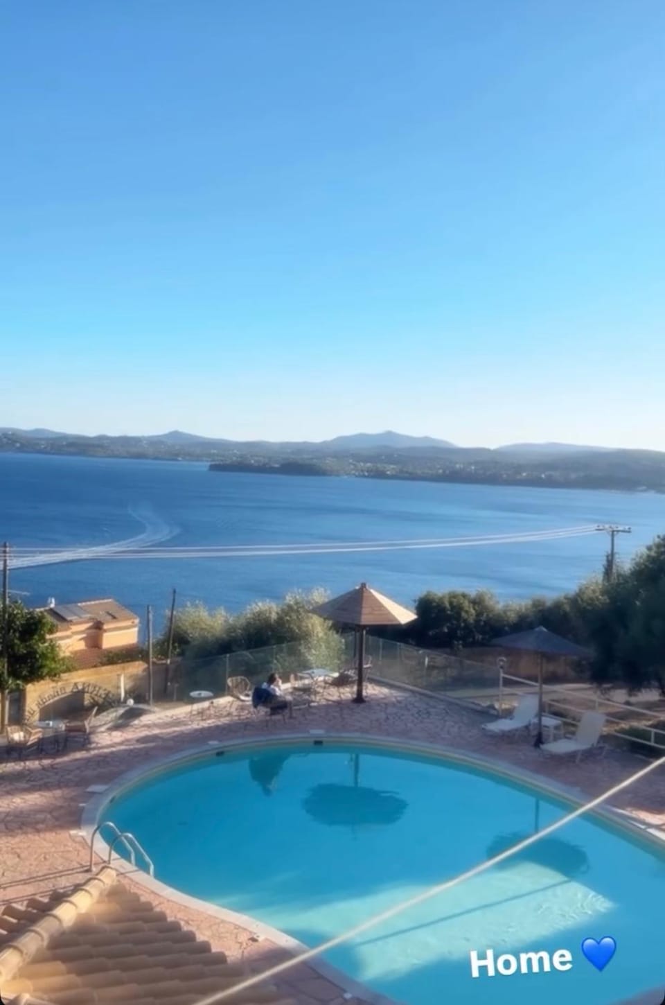 Pool view, Sea view, Swimming pool
