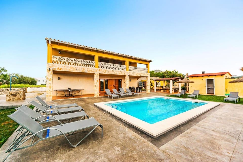 Property building, Living room, Swimming pool