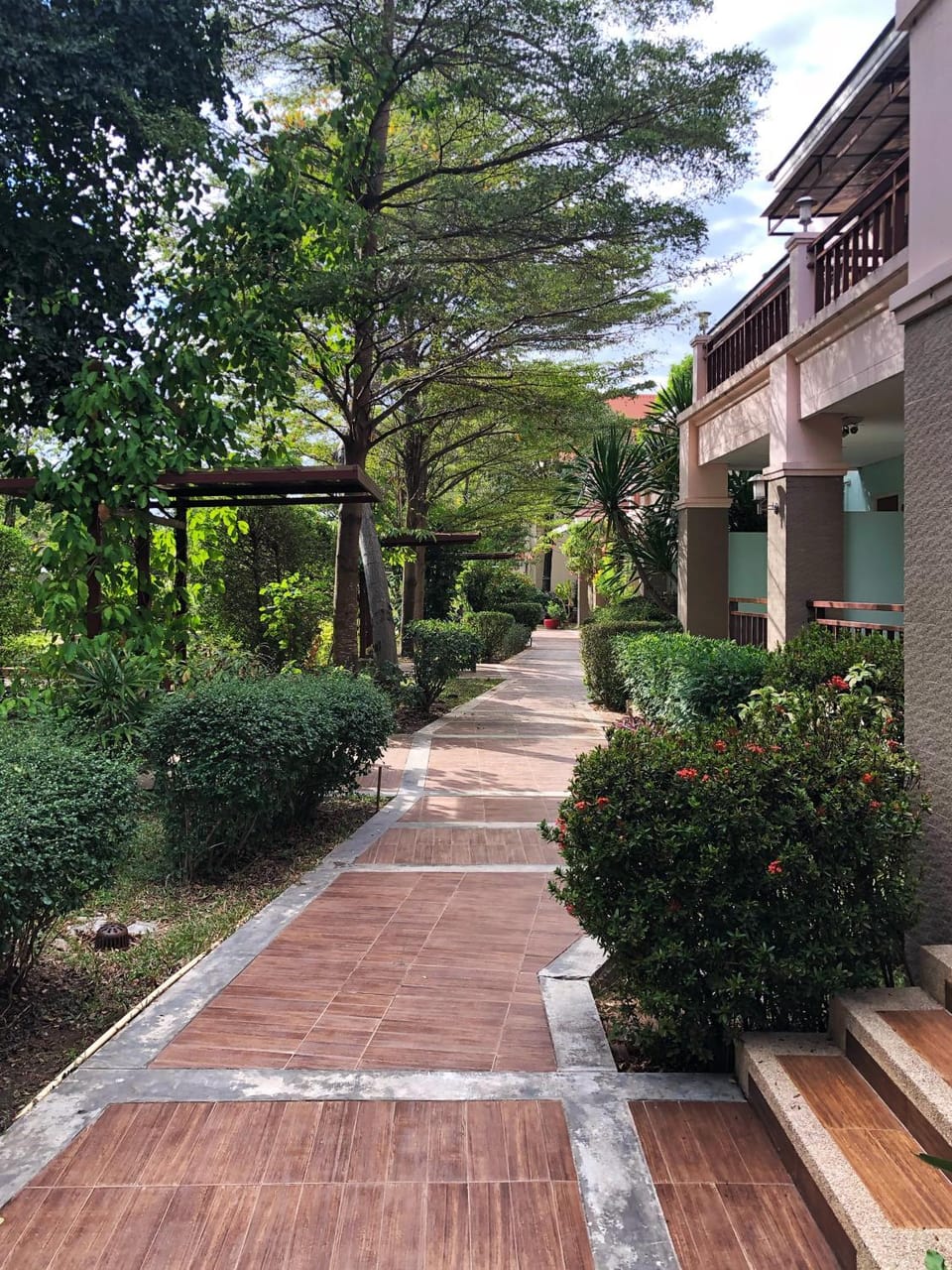 Property building, Garden