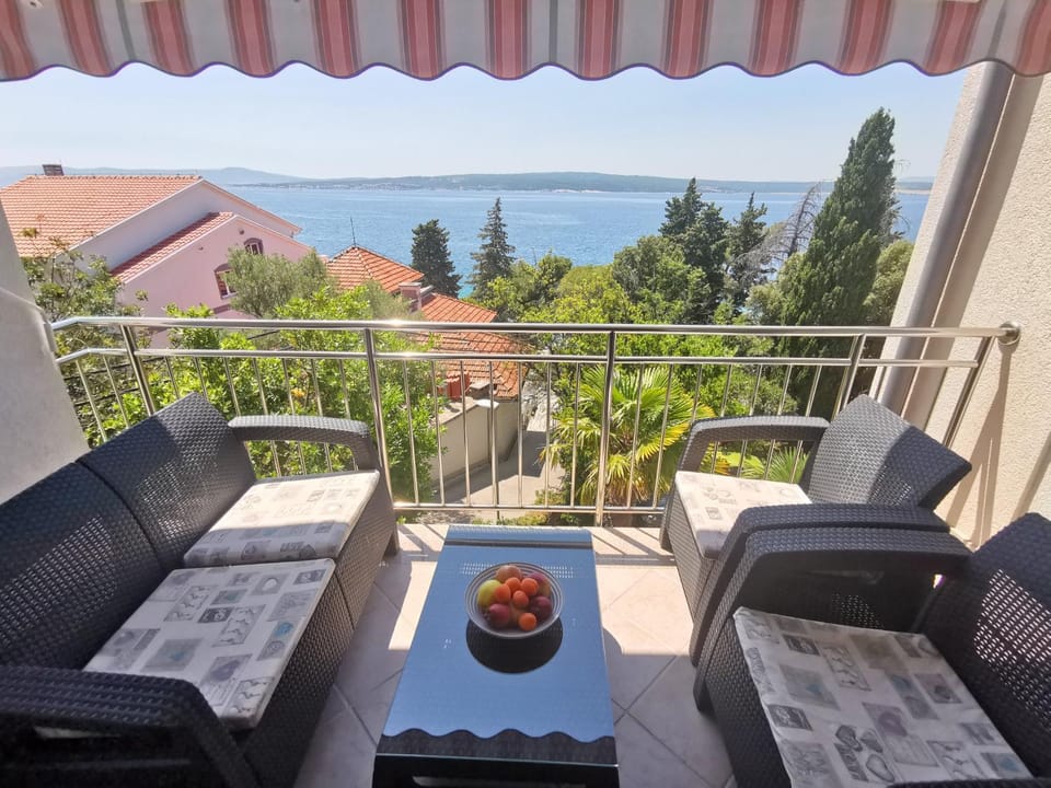 View (from property/room), Balcony/Terrace, Sea view