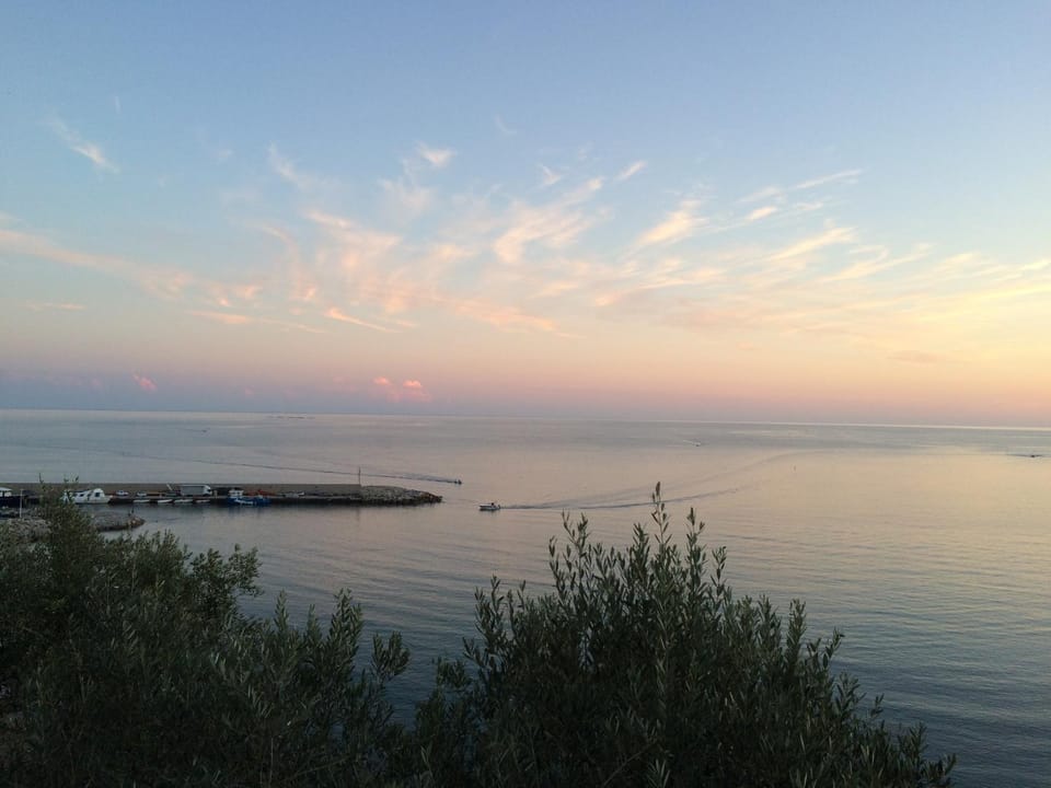 Natural landscape, Sea view, Sunset