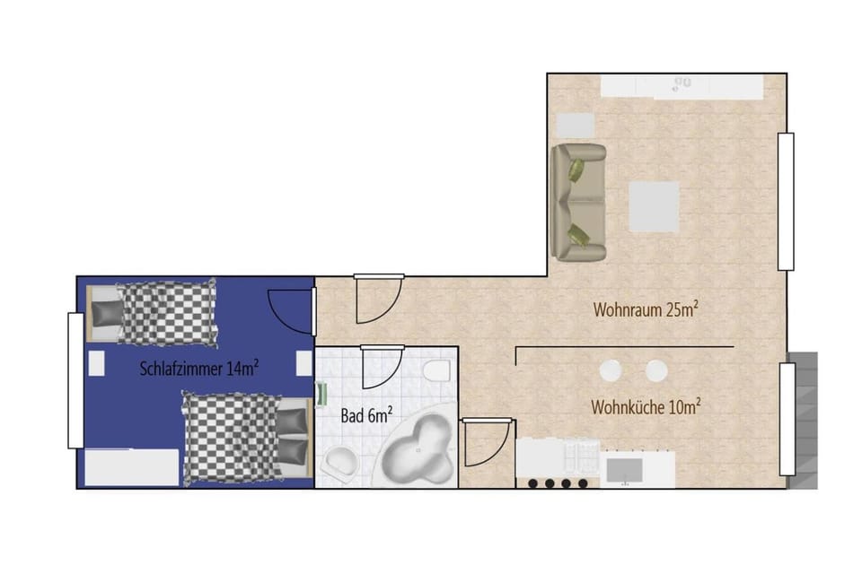 Wohnen im gemütlichem Ambiente Apartment in Bremen