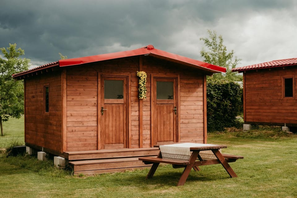Woodland Cabin Camping de Regenboog Cabin in Czechia