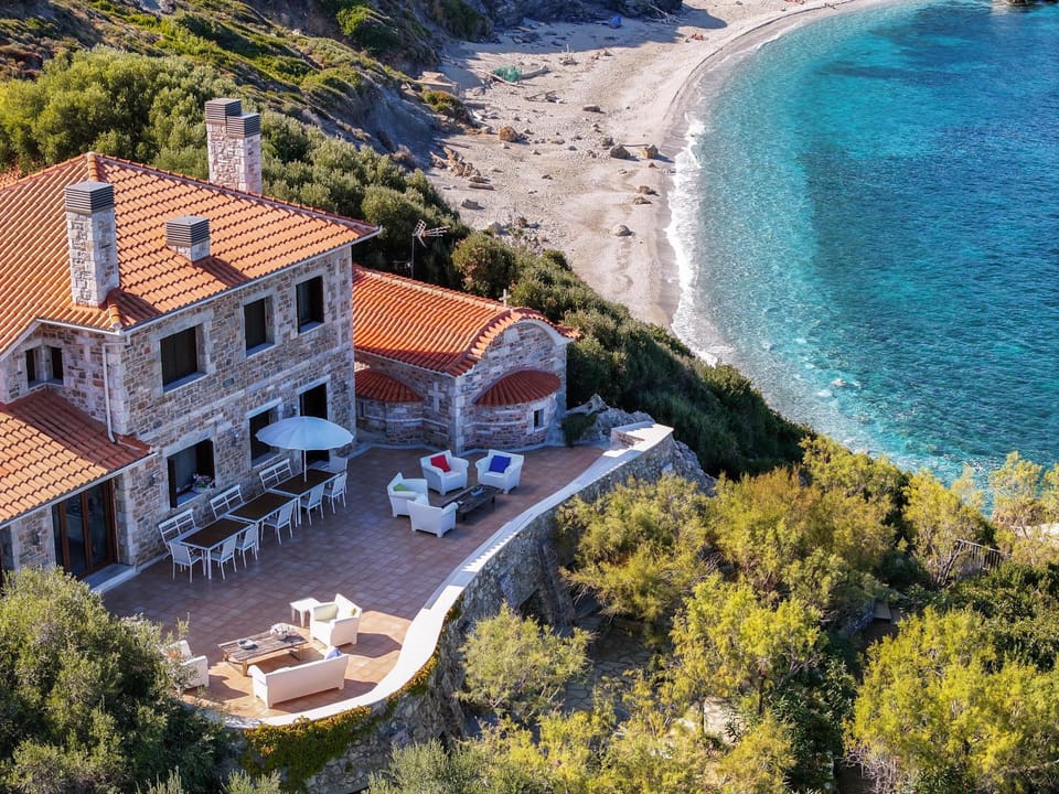 Property building, Day, Natural landscape, Beach, Sea view