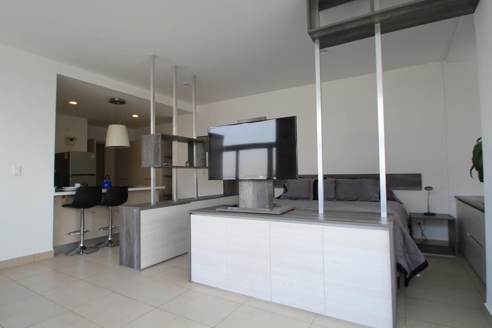 Bed, Kitchen or kitchenette, Dining area, Bedroom