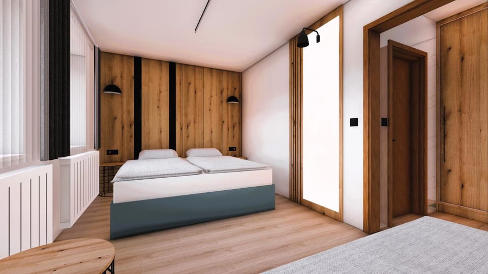 Bed, Bedroom, wardrobe