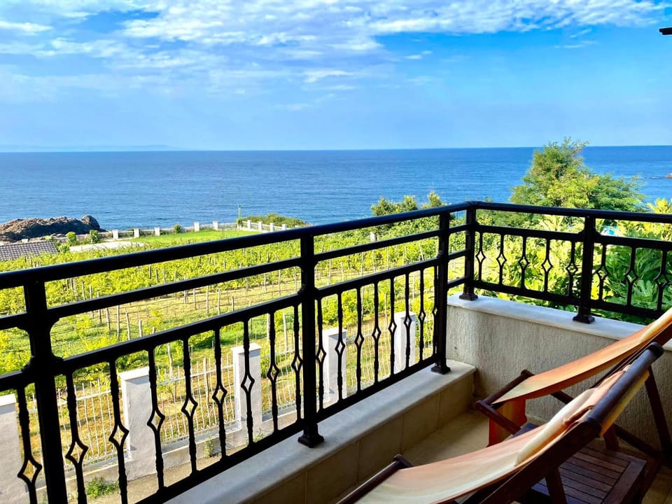Natural landscape, View (from property/room), Balcony/Terrace, Sea view