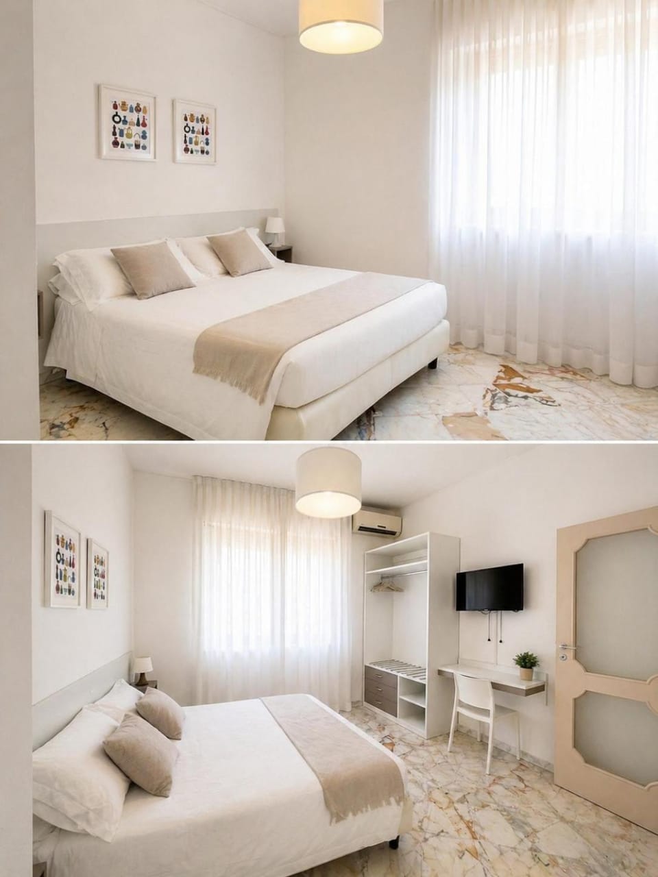 Bed, TV and multimedia, Bedroom