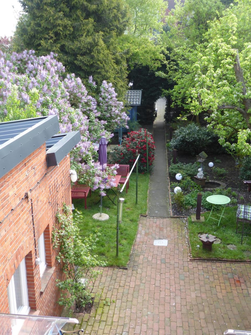 Bird's eye view, Garden, Decorative detail, Garden view