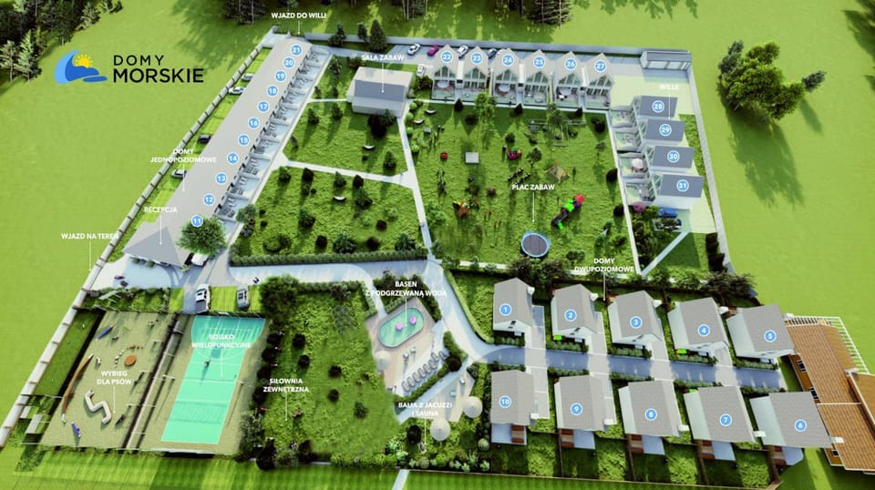 Property building, Neighbourhood, Bird's eye view, Location